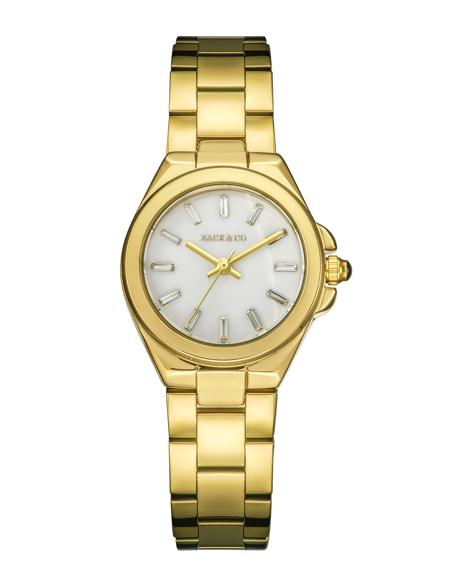 Montre Élise - Doré, Blanc