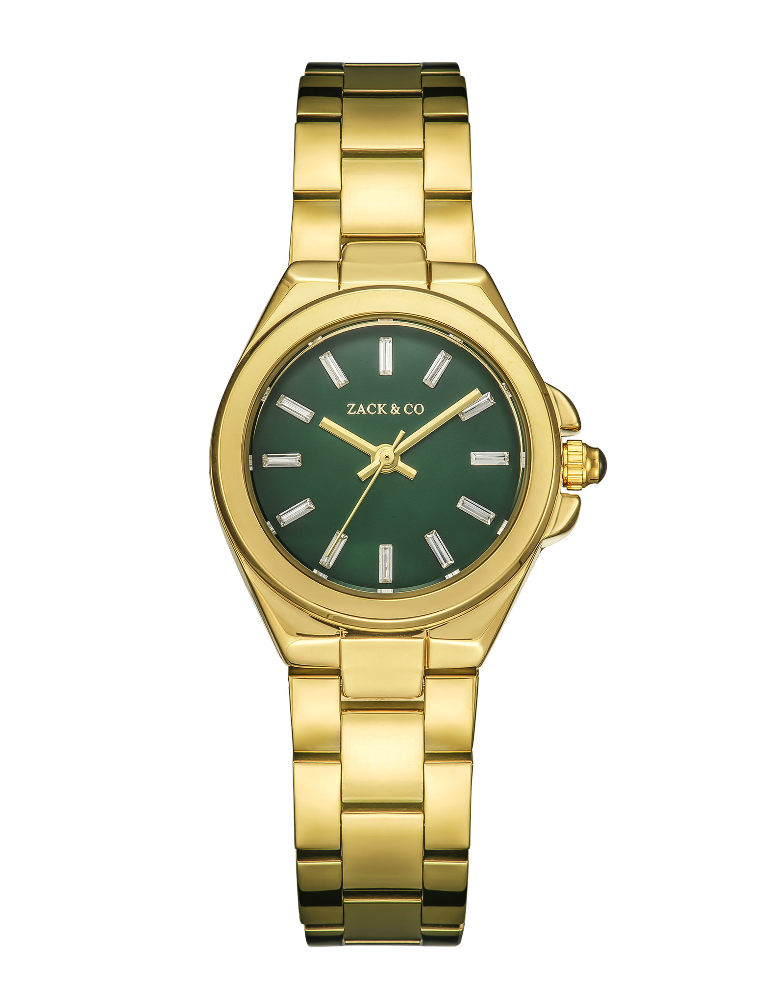 Montre Élise - Doré, Vert