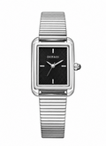 Montre Iris - Argent, Noir