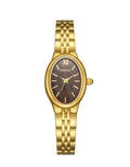 Montre Ophélie - Dorée, Marron
