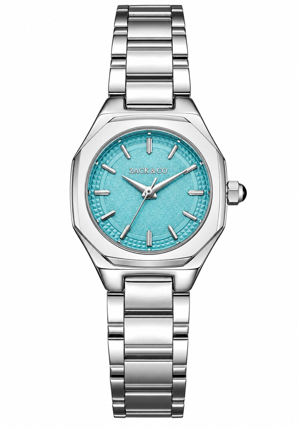 Montre Jeanne - Argent, Turquoise