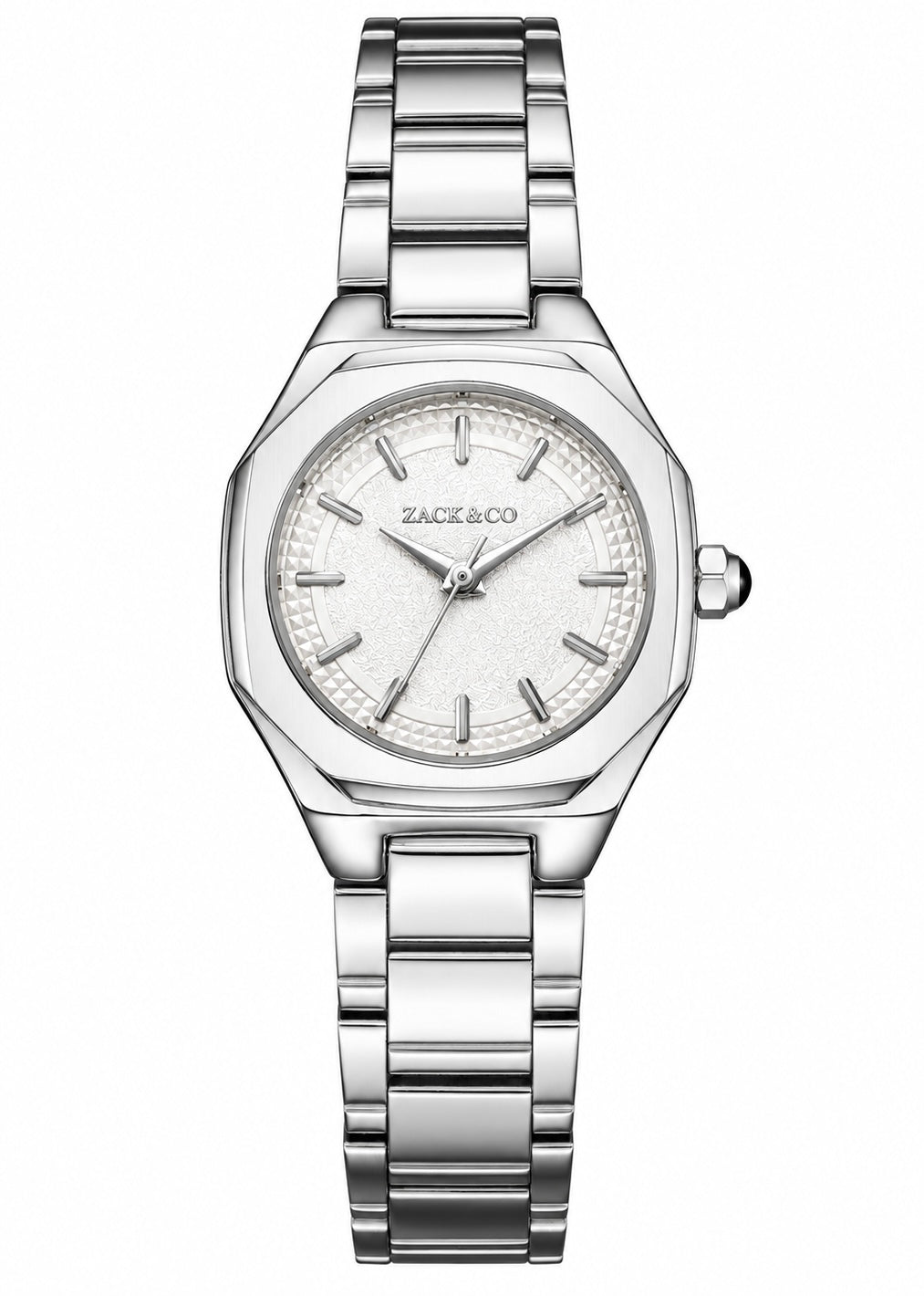 Montre Jeanne - Argent, Blanc